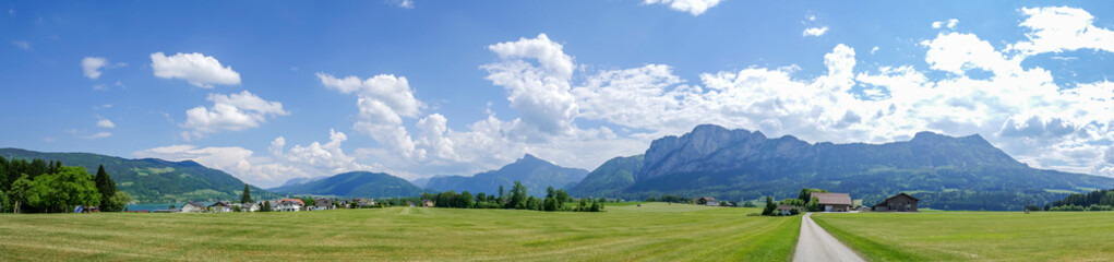 Panorama Berge im Salzkammergut in Österreich