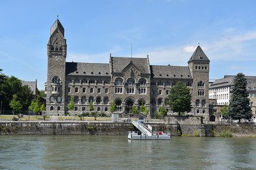 Fototapeta na wymiar Festung Ehrenbreitstein, Koblenz, Niemcy