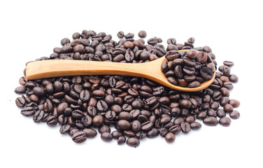Fototapeta premium Coffee Bean with white background
