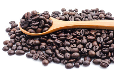 Coffee Bean with white background