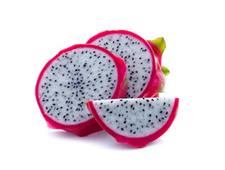 Dragon fruit isolated on white background