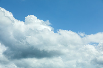 Fototapeta na wymiar blue sky with clouds. background.