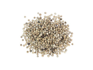 white peppers on the white background