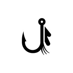 Bait Fishhook, Fishing Hook Vector Icon