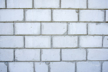 white background of brick wall