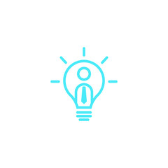 Light Bulb Idea Inspiration Creative Logo Vector 