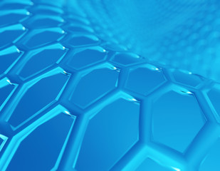 Obraz premium Honeycomb texture background graphic, tech texture