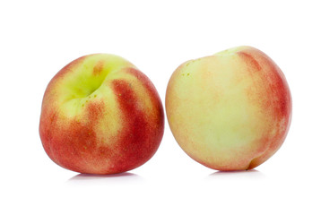 Peach isolated on white