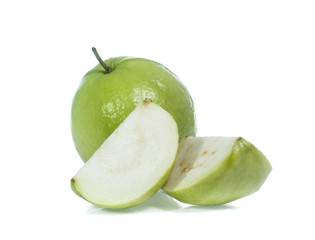Guava isolated on white background