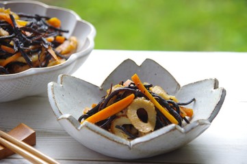 ヒジキの煮物　和食　家庭料理