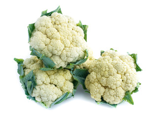 Cauliflower isolated on white background