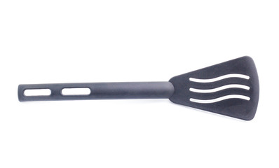 black kitchen utensil collection, isolated on white background