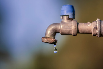 drop falling from the tap. Water is a very precious resource, not to be wasted