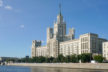 High-rise residential building on Kotelnicheskaya Embankment in Moscow. One of the seven Stalinist...