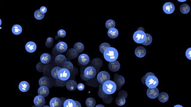 facebook reaction background with alpha channel