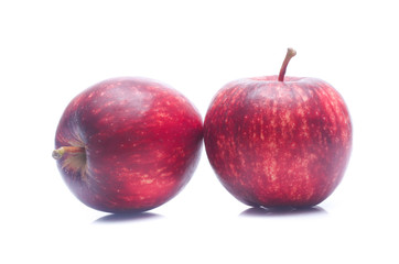 Red apple isolated on white background
