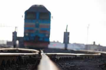 Fototapeta na wymiar Railway and train