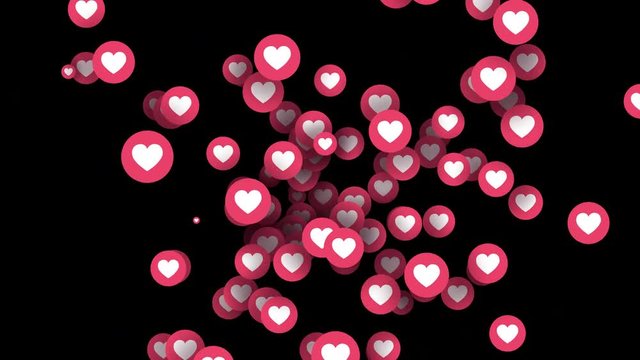 facebook reaction background with alpha channel
