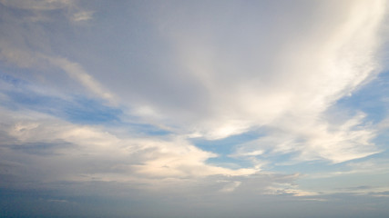 Obraz premium Sky and clouds after rain in the evening