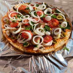 homemade pizza