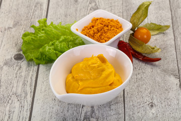 Curry sauce in the bowl