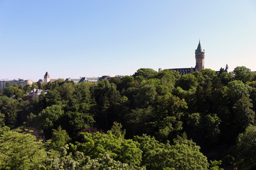 Fototapeta na wymiar Castle in Luxembourg