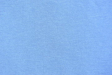 Texture of blue soft fiber fabric