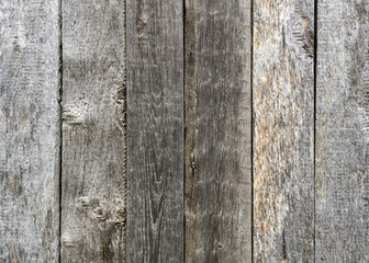 A wall of old wooden planks with a beautiful texture for the background