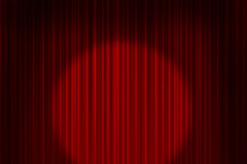 curtain in a theater