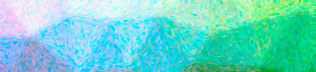 Abstract illustration of green Impressionist Pointlilism background