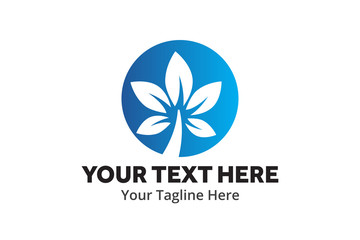 unique tree simple logo creative design in flat style with color . tree nature logo creative design for identity and community