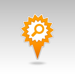 Search icon. Magnifying glass, magnifier or loupe