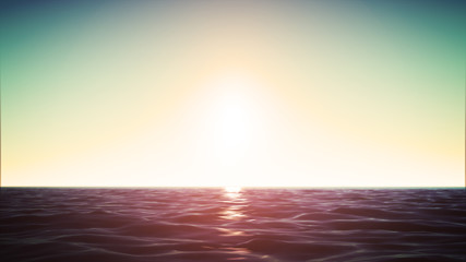 Beautiful Ocean Background Scene/ 4k animation of an abstract computer electronics background with binary data code digits and numbers on screen falling