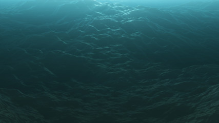 Beautiful Ocean Background Scene/ 4k animation of an abstract computer electronics background with binary data code digits and numbers on screen falling