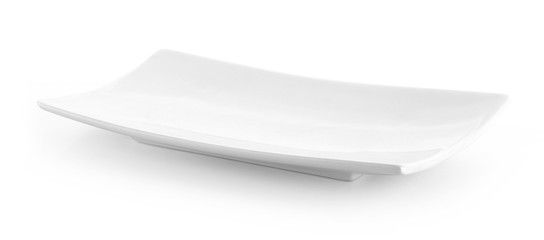 plate isolated on white background.