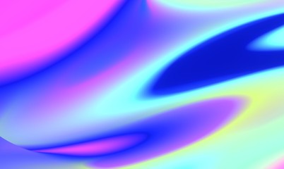 Liquid Chromatic Holographic Texture, Wrinkled Foil Background. Gas Fuel Rainbow.