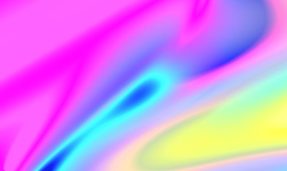 Liquid Chromatic Holographic Texture, Wrinkled Foil Background. Gas Fuel Rainbow.