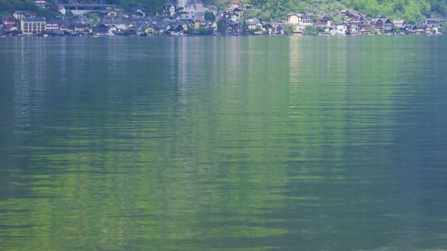 Beautiful little town of Halstatt - latest attraction for tourists.