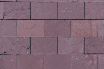 top view of red brick floor textured background.