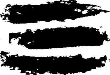 Fototapeta premium Black grunge spots on white background.