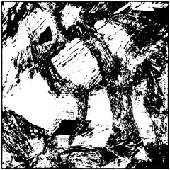 Monochrome grunge background. Vector black and white texture.