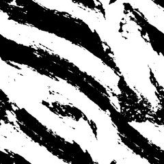 Naklejka premium Black and white grunge texture. Monochrome gloomy background. The dirty spot is abstract. Spilled ink. Chaotic futuristic surface.