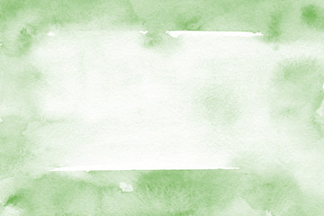 Natural green background with fresh watercolor texture in trendy eco style for modern healthy food design, bio label, eco-friendly products, organic brand style, and web site/app screen backgrounds. © Design Couple