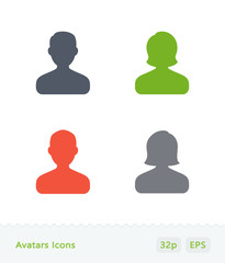 Avatars - Sticker Icons