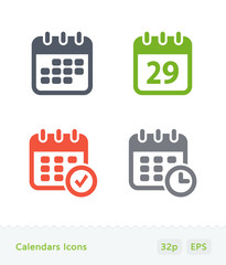 Calendars - Sticker Icons