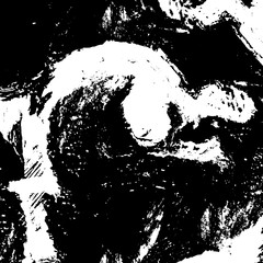 Grunge is black and white. The old surface is stained. Monochrome dirty background. The texture of the mud.