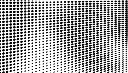 Abstract monochrome halftone texture.