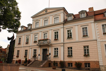 Fototapeta na wymiar Rathaus von Bad Freienwalde