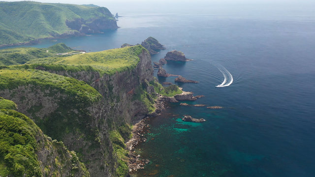ドローンからみた隠岐の島の絶景