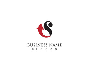 Business corporate letter S logo design vector